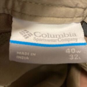 Columbia khaki pants 